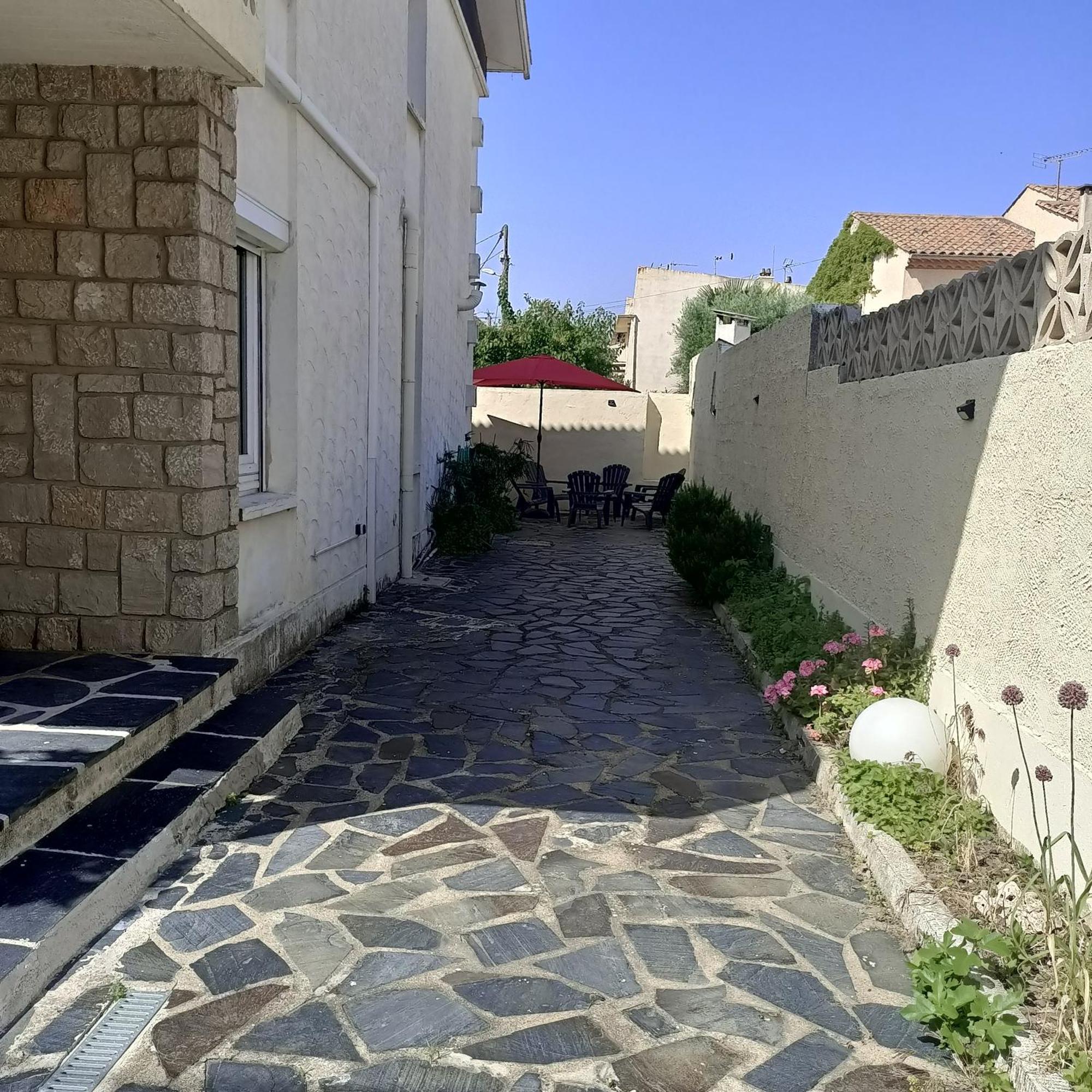 Location Bord De Mer, Villa De Vacances 6-8 Personnes - Jardin Valras-Plage Buitenkant foto